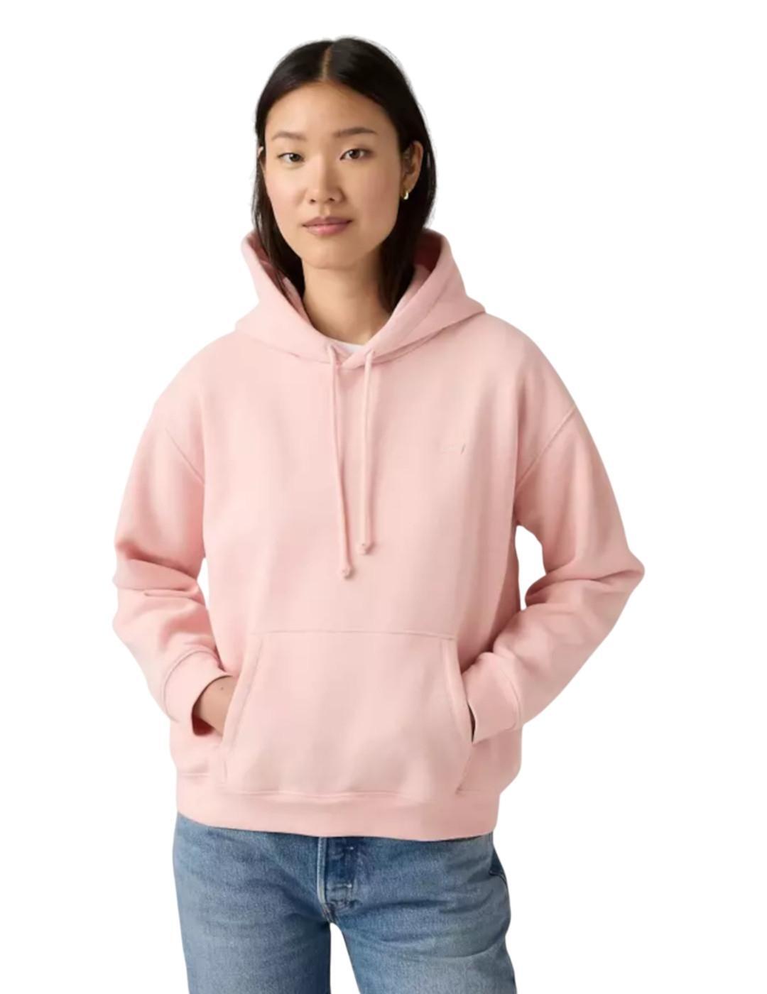 Sudaderas jerseys polares para Mujer Levis Everiday  Rosa 3/5
