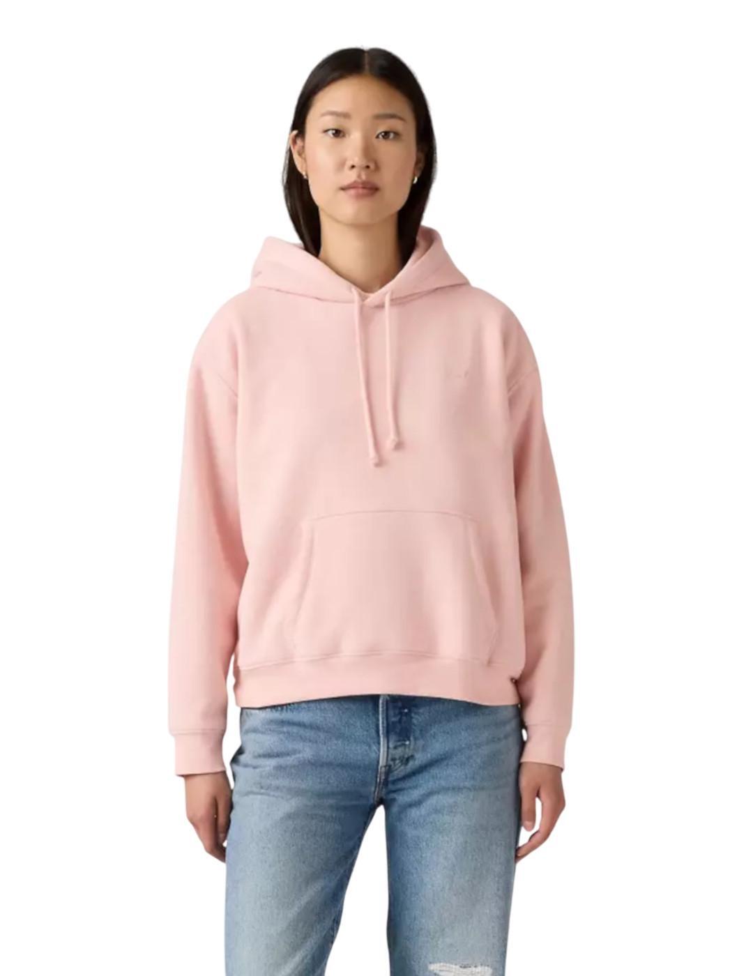 Sudaderas jerseys polares para Mujer Levis Everiday  Rosa 2/5
