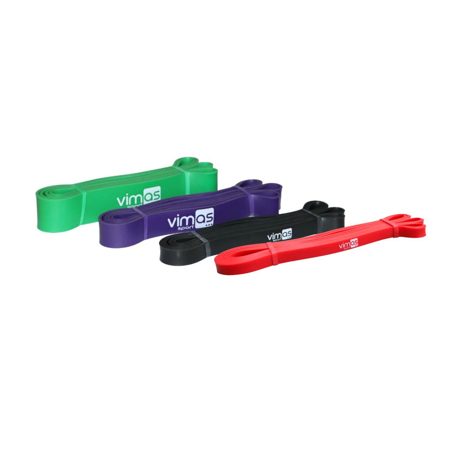 PACK BANDAS DE RESISTENCIA EXTRA LIGERA-LIGERA-MEDIA-FUERTE 1/3