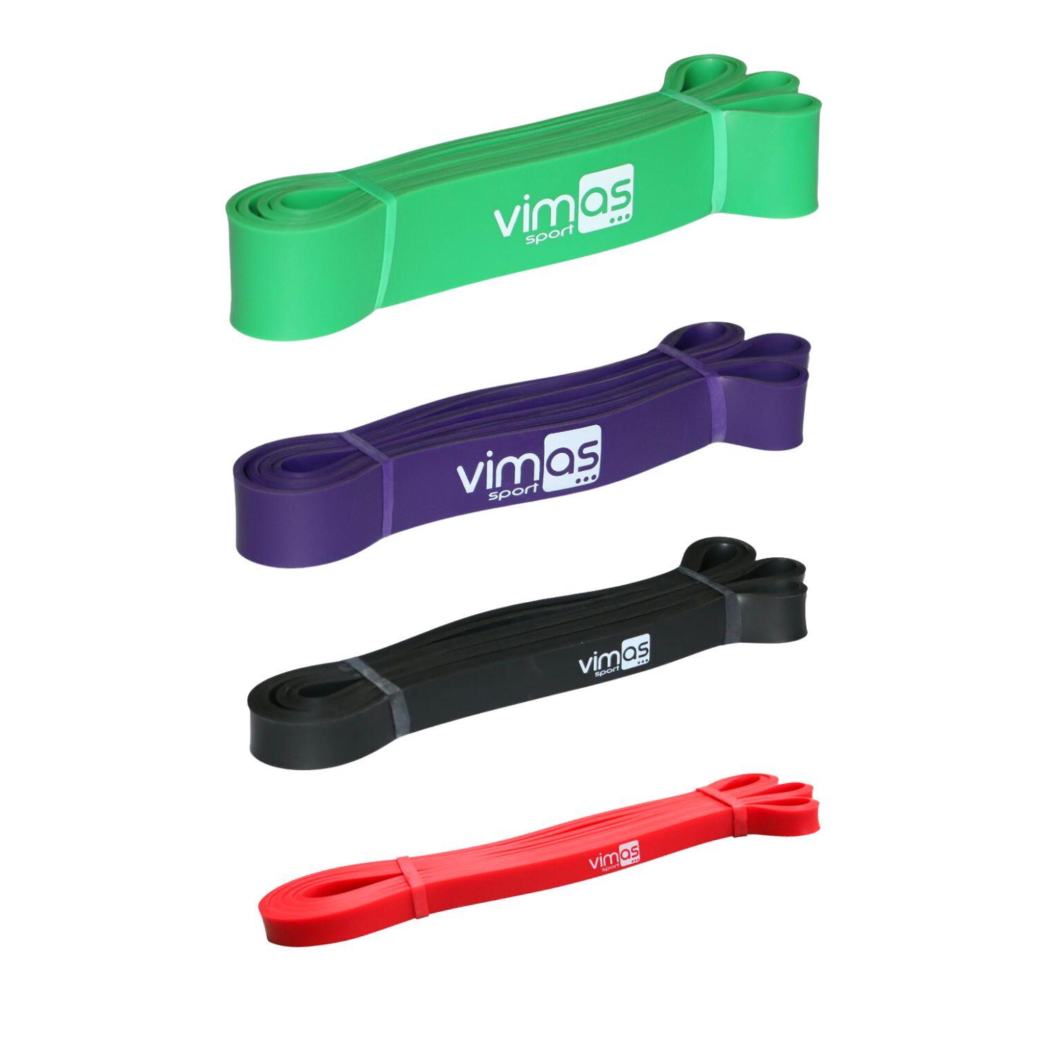 PACK BANDAS DE RESISTENCIA EXTRA LIGERA-LIGERA-MEDIA-FUERTE 3/3