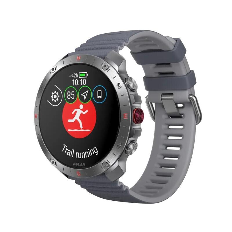 Premium Outdoor Mutlisport Watch - GPS, Maps, Barometer - Grit X2 Pro Grey
