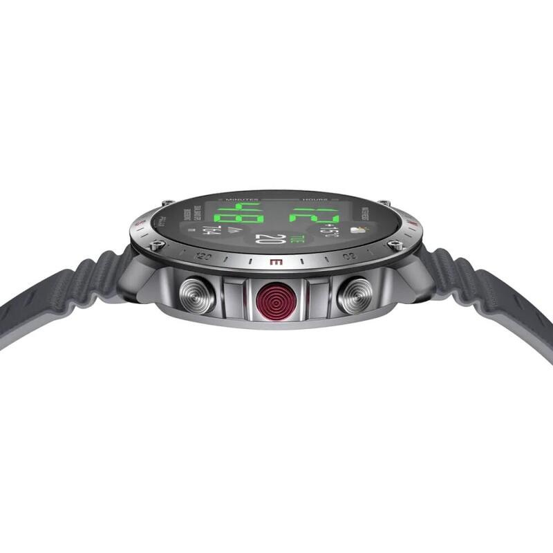 Premium Outdoor Mutlisport Watch - GPS, Maps, Barometer - Grit X2 Pro Grey