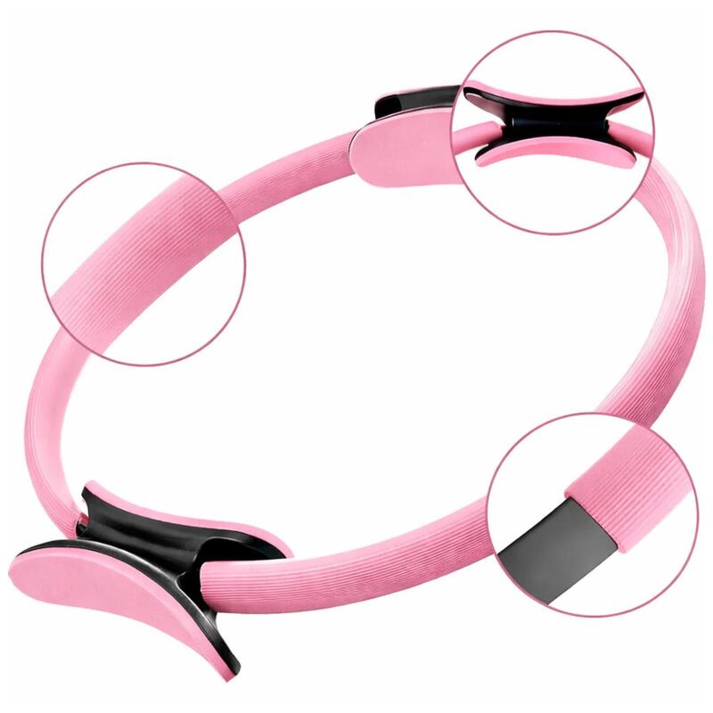 Kit complet Pilates fitness cu inel, benzi, discuri glisare, minge și șosete