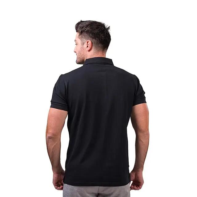 Tricou polo PEAK Crew Negru 3/4
