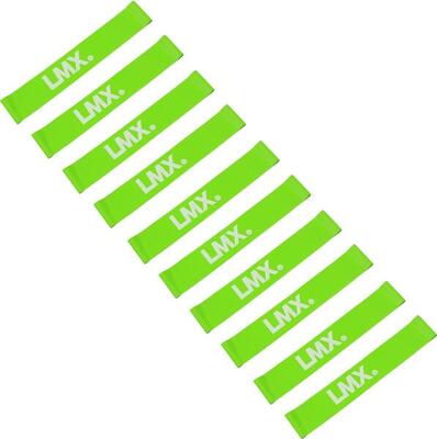 Lmx mini weerstandsband - licht - groen - 10 stuks