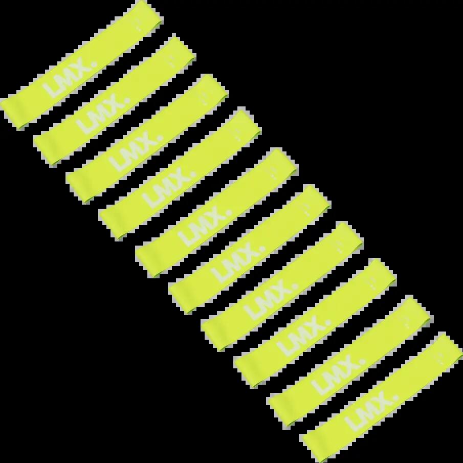 LMX Mini Resistance Band - Extra Light - Yellow - 10 pieces