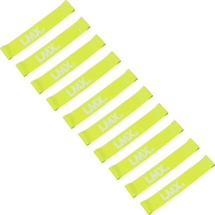 LMX Mini Bande de Résistance - Extra léger - Jaune - 10 pièces