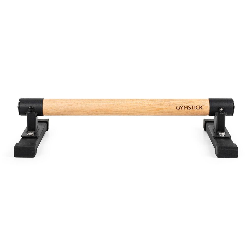 Parallettes Premium - Supports d'appui - Bois/Noir - S 3/4