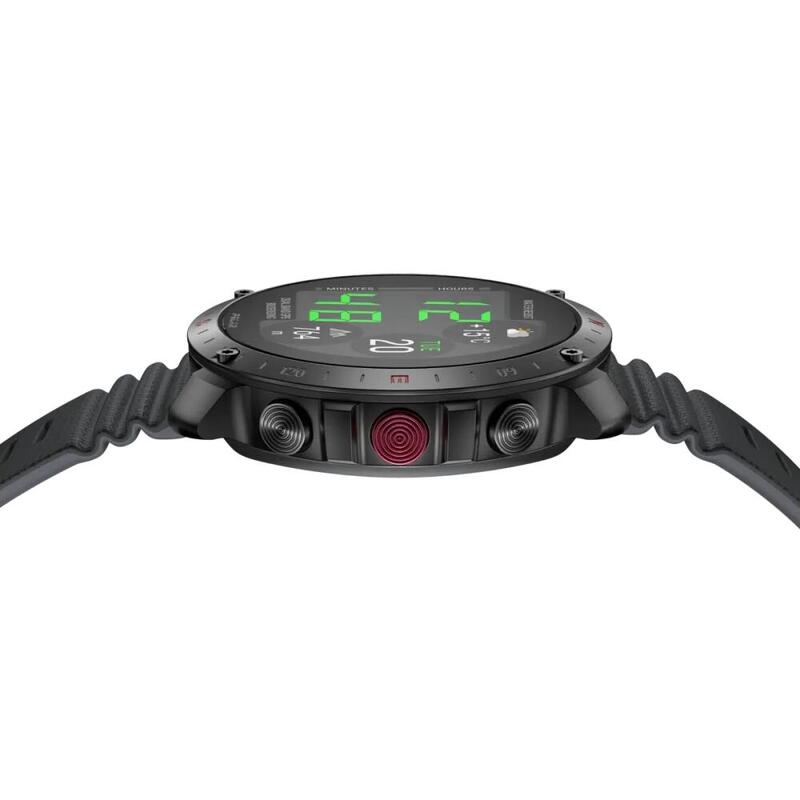 Premium Outdoor Mutlisport Watch - GPS, Maps, Barometer - Grit X2 Pro Black