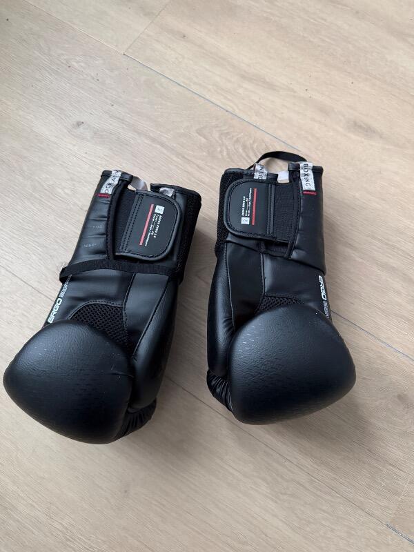 Entre Particuliers - Gants de boxe avec support de poignet noir 3/4