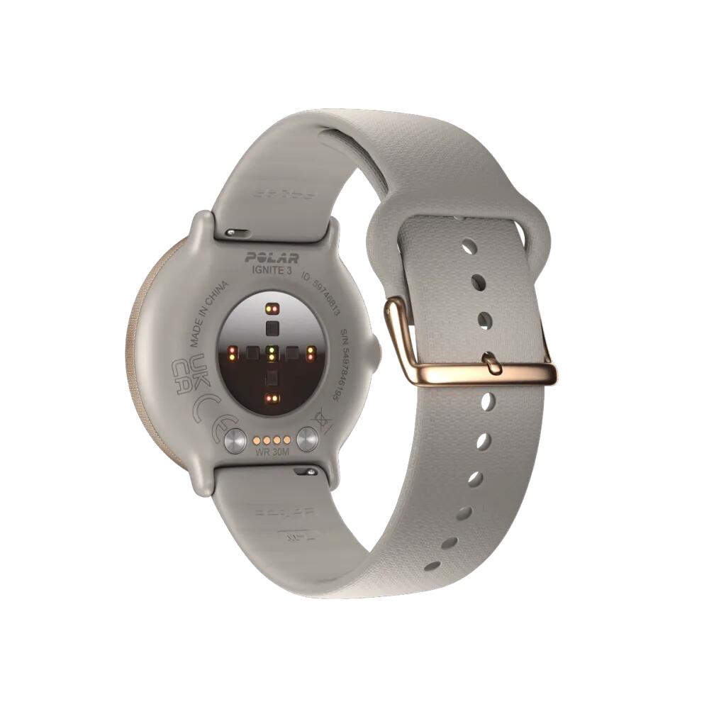 Montre connectée de fitness - GPS, Suivi de sommeil - Ignite 3 Sable grège 3/7
