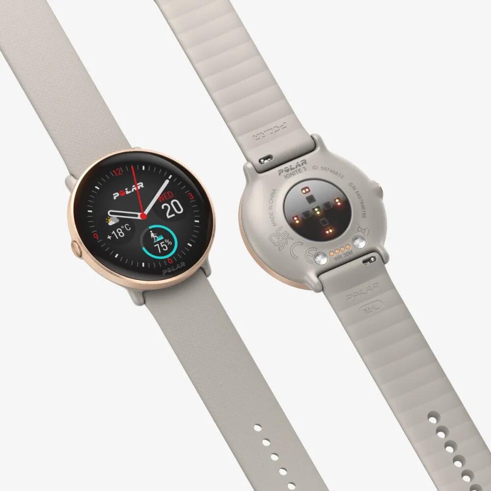 Montre connectée de fitness - GPS, Suivi de sommeil - Ignite 3 Sable grège 5/7