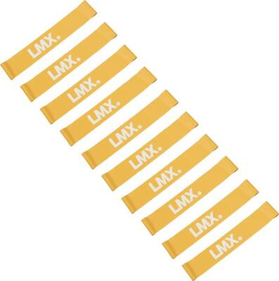 Lmx mini weerstandsband - medium - oranje - 10 stuks