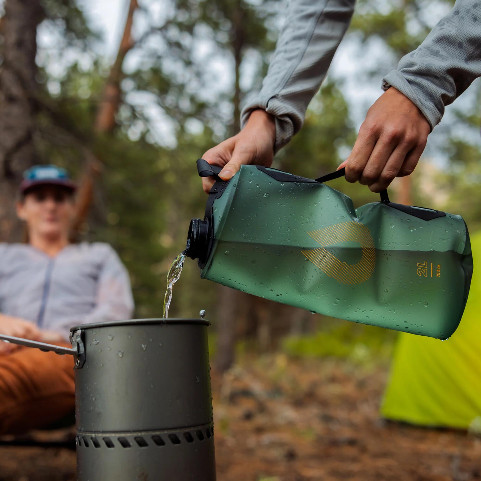 Hydrapak Seeker 4L - Opvouwbaar Waterreservoir - green 5/6