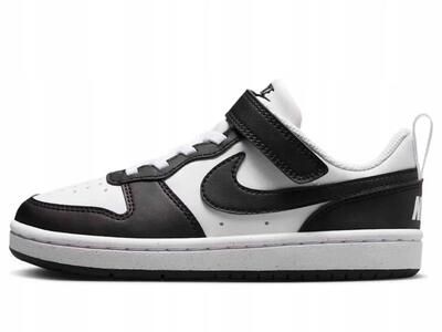 Nike Court Borough scarpe bimbi bianco nero