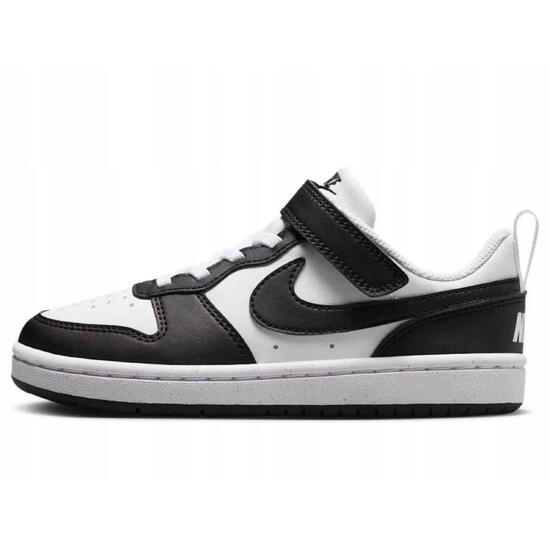 Buty Dziecięce Nike Court Borough Rzepy Dla Dziecka Czarne
