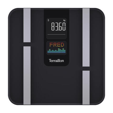 Pèse-personne connecté Bluetooth ,analyse des masses, écran couleur