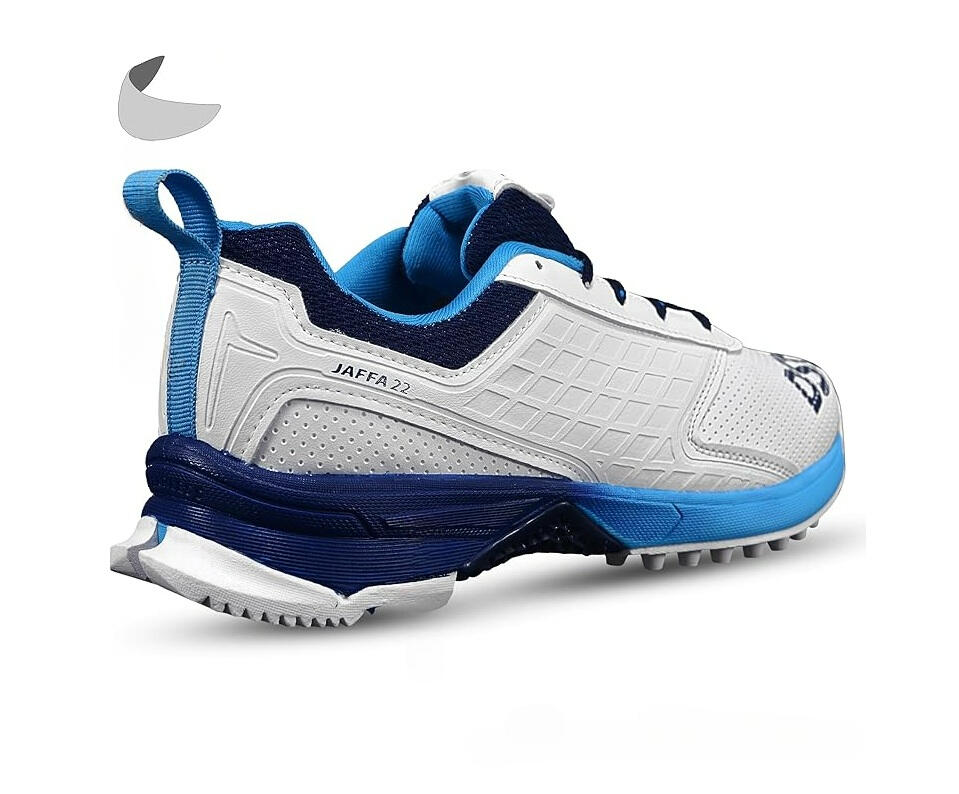 Jaffa 22 Cricket Shoes for Men and Boys Lightweight White/Navy