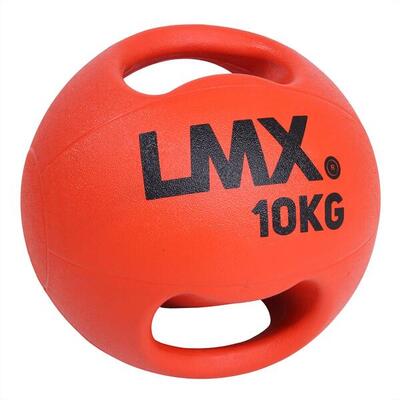 Lmx medicijn bal - double handle medicine ball - 10 kg - rood