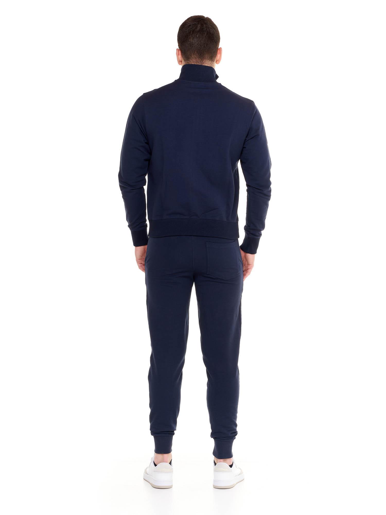 Sweat-shirt pour hommes Leone Basic avec col et fermeture éclair 4/8