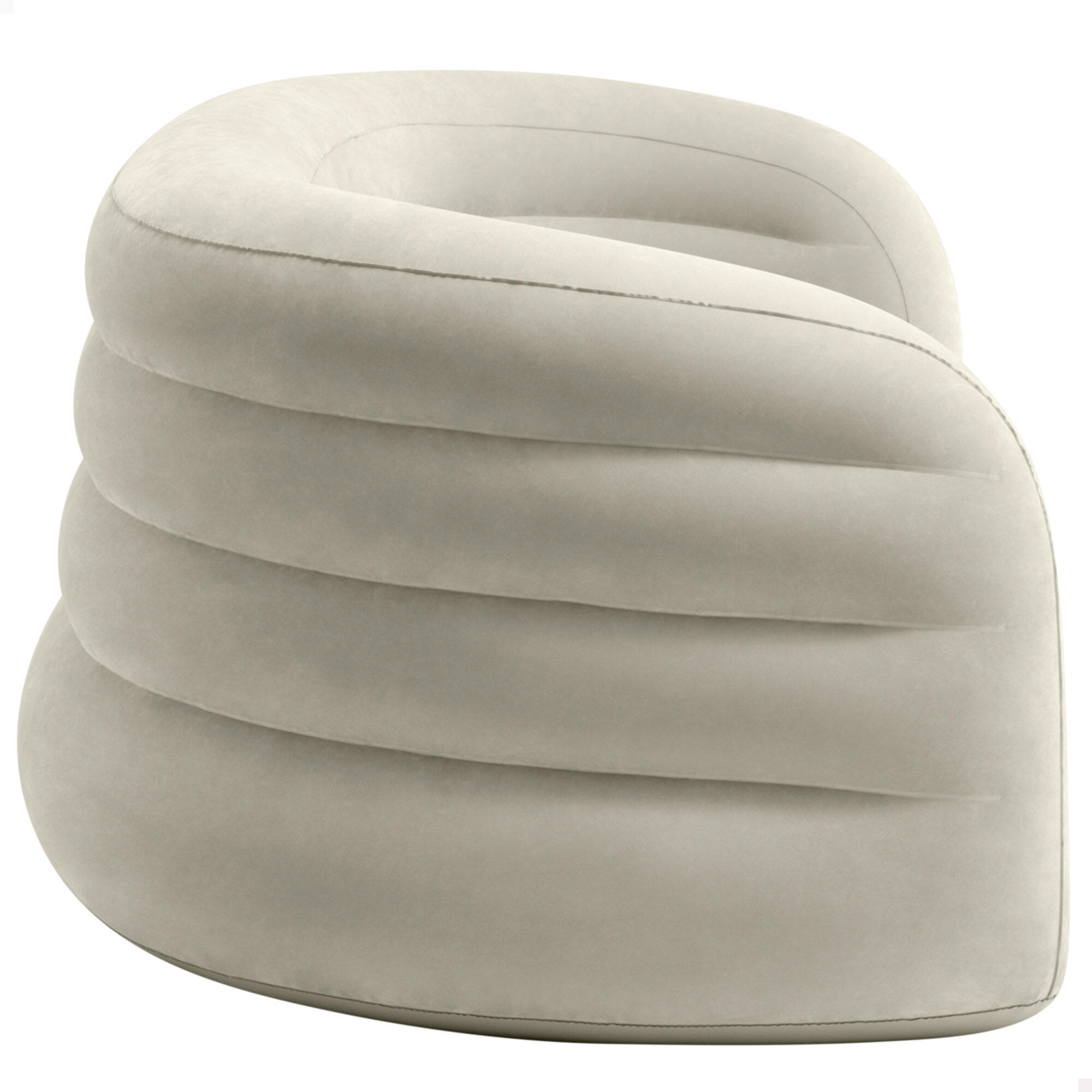 Sofá hinchable INTEX curvo beige 229x109x81 cm 6/7