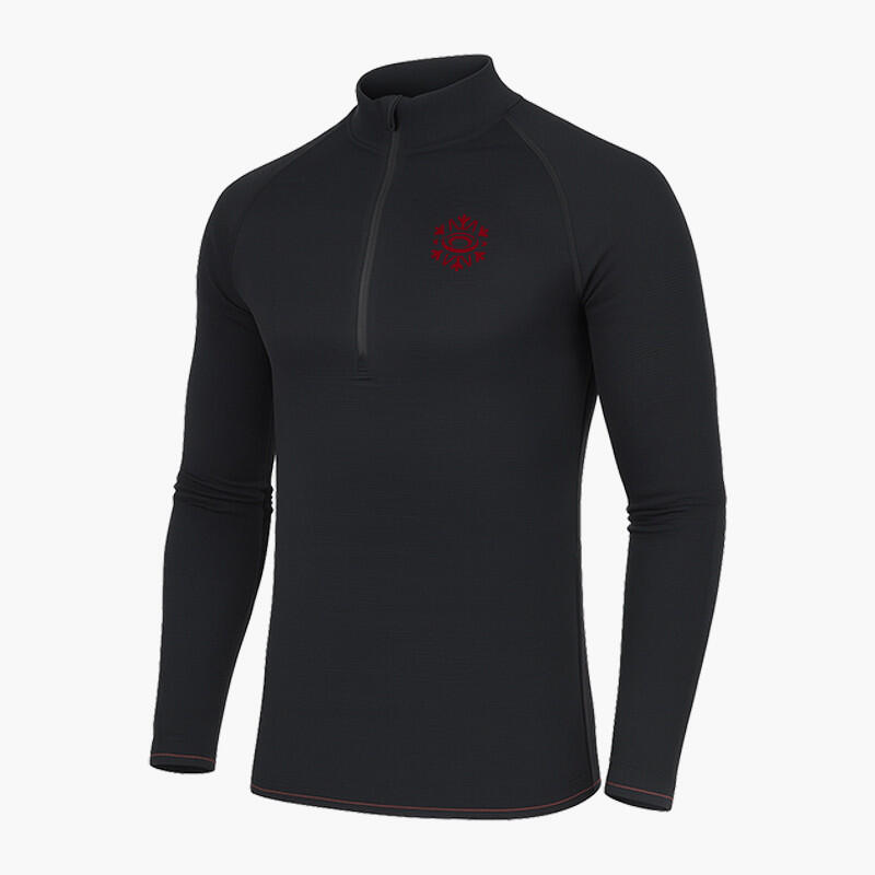 Haut technique Artic merinos Anthracite/ Rouge 2/4