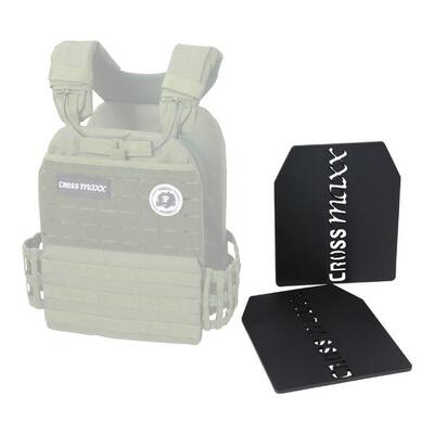 Crossmaxx tactical vest plate - set 2 x 2,6 kg