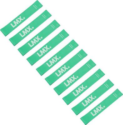 Lmx mini weerstandsband - sterk - blauw - 10 stuks