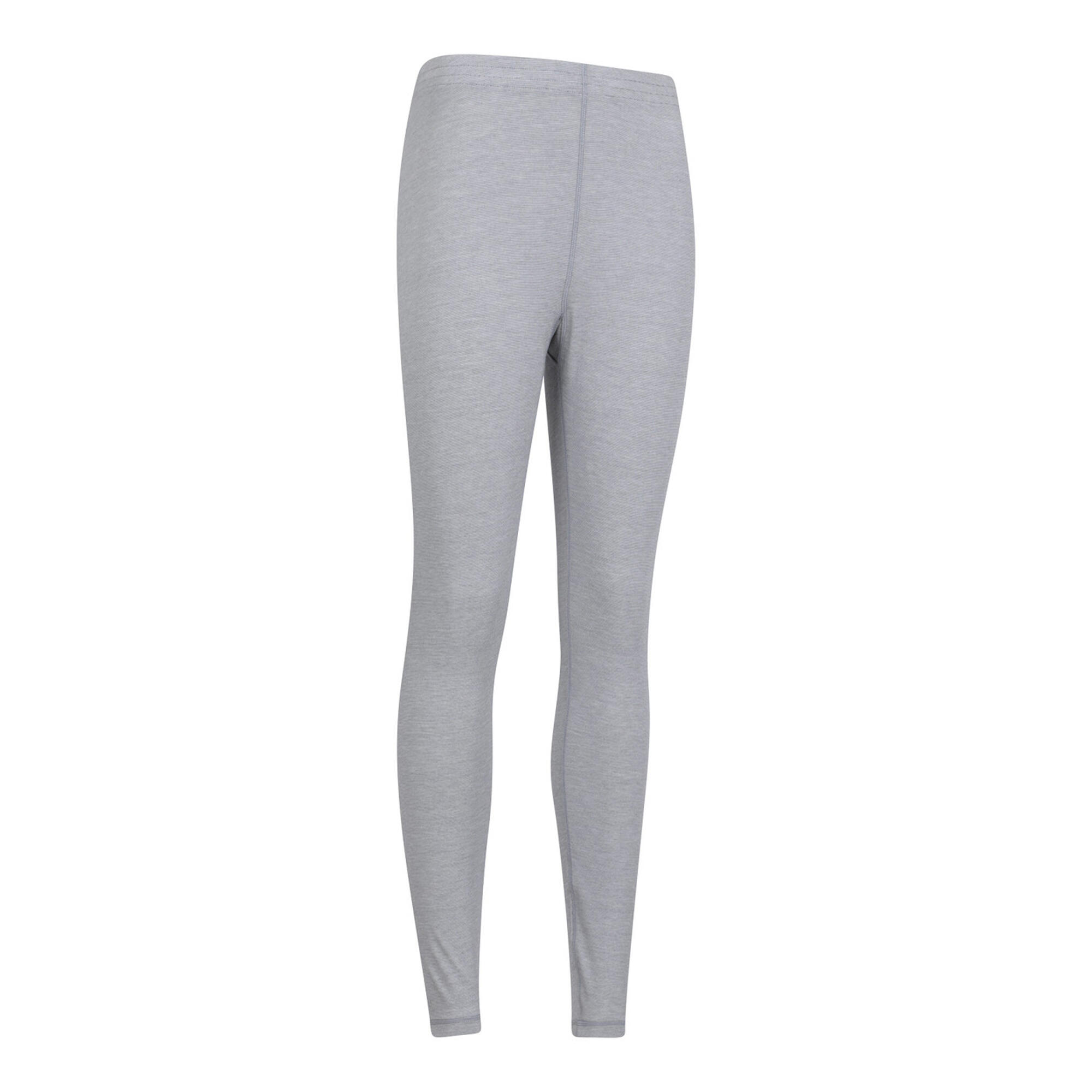 Womens/Ladies Keep The Heat Base Layer Bottoms (Light Grey) 4/4