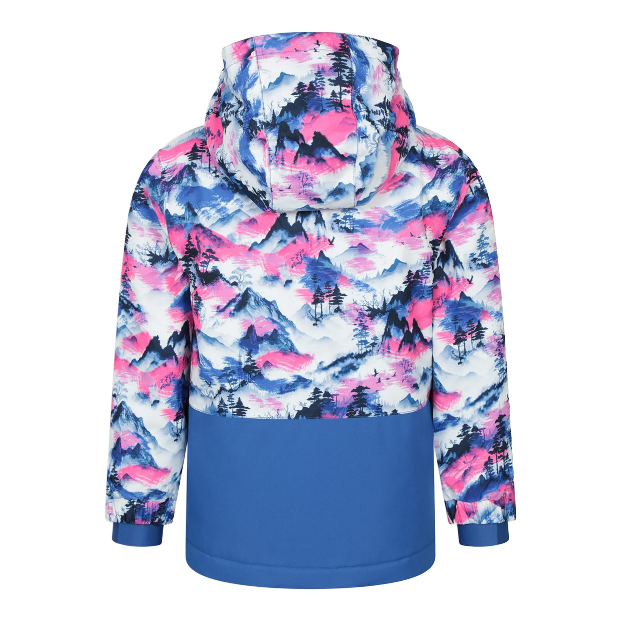 "Himalayan" Skijacke für Kinder Leuchtend Rosa 2/4