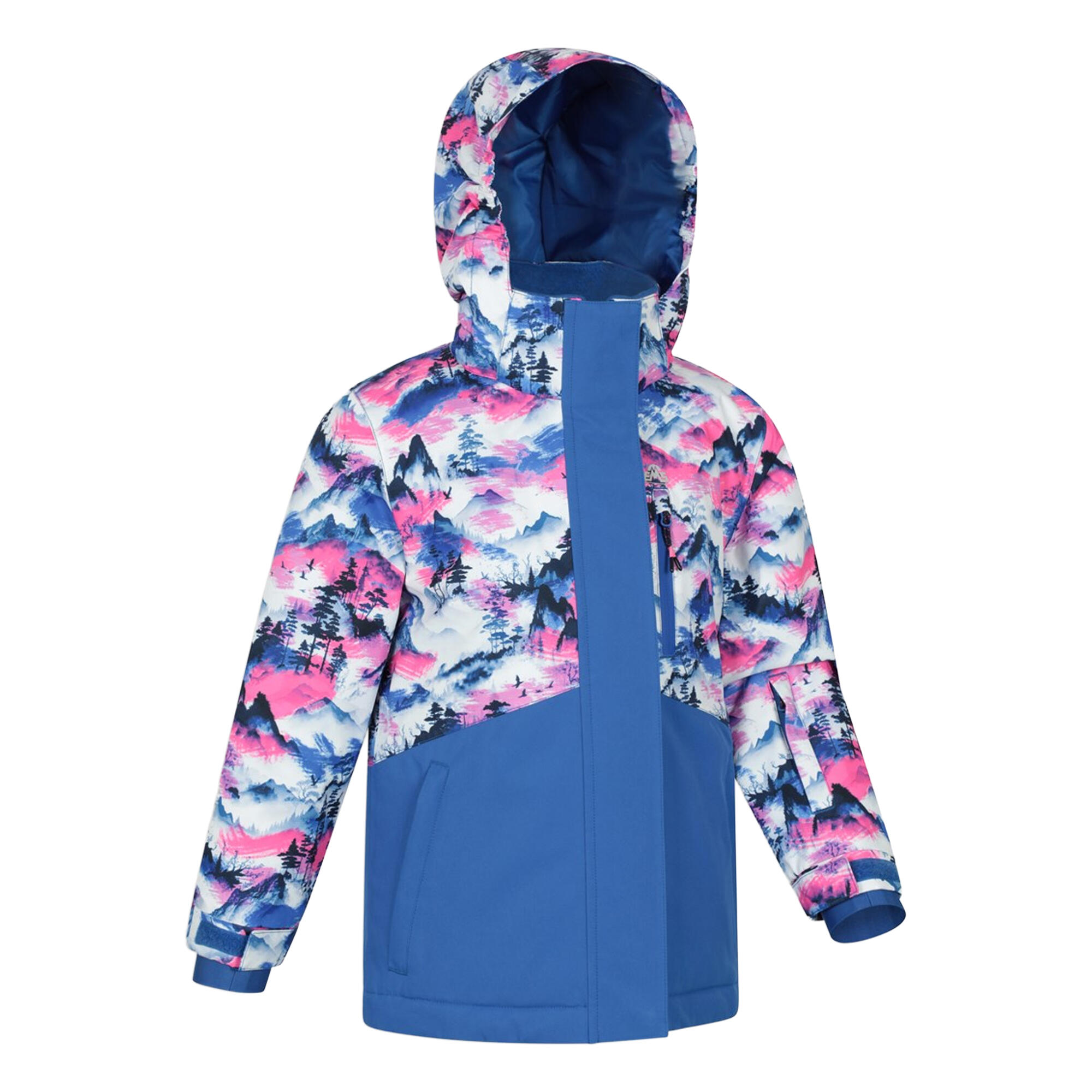 "Himalayan" Skijacke für Kinder Leuchtend Rosa 4/4