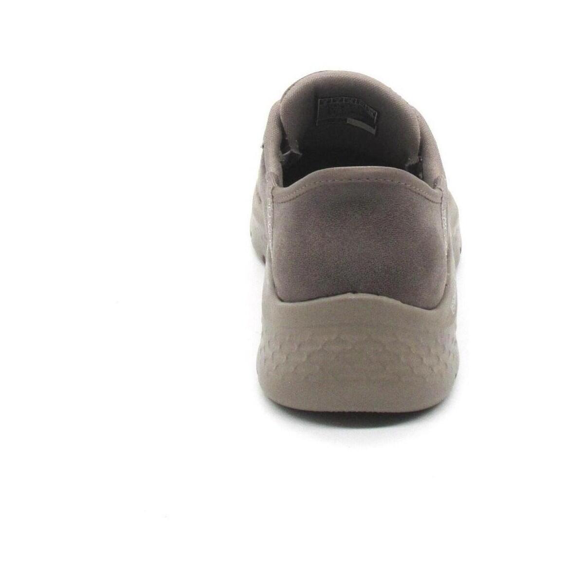 Ténis Skechers Modelo Go Walk Flex - Mali Slip-ins Cor Castanho 6/6