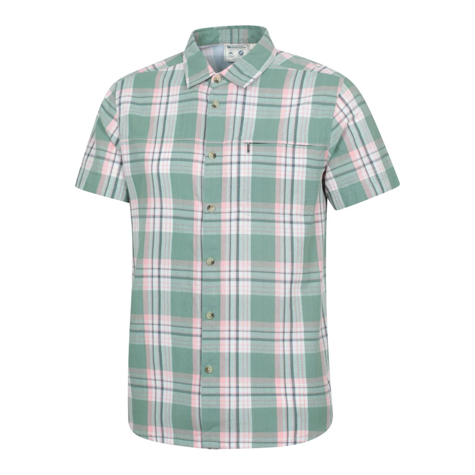 Camicia Uomo Mountain Warehouse Verde Acceso 3/4