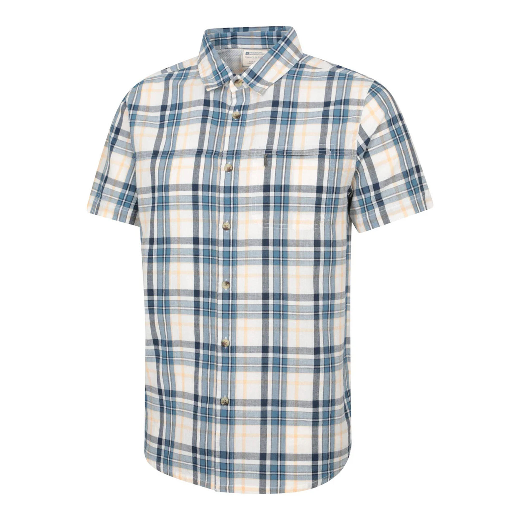 Camicia Uomo Mountain Warehouse Azzurro 3/4