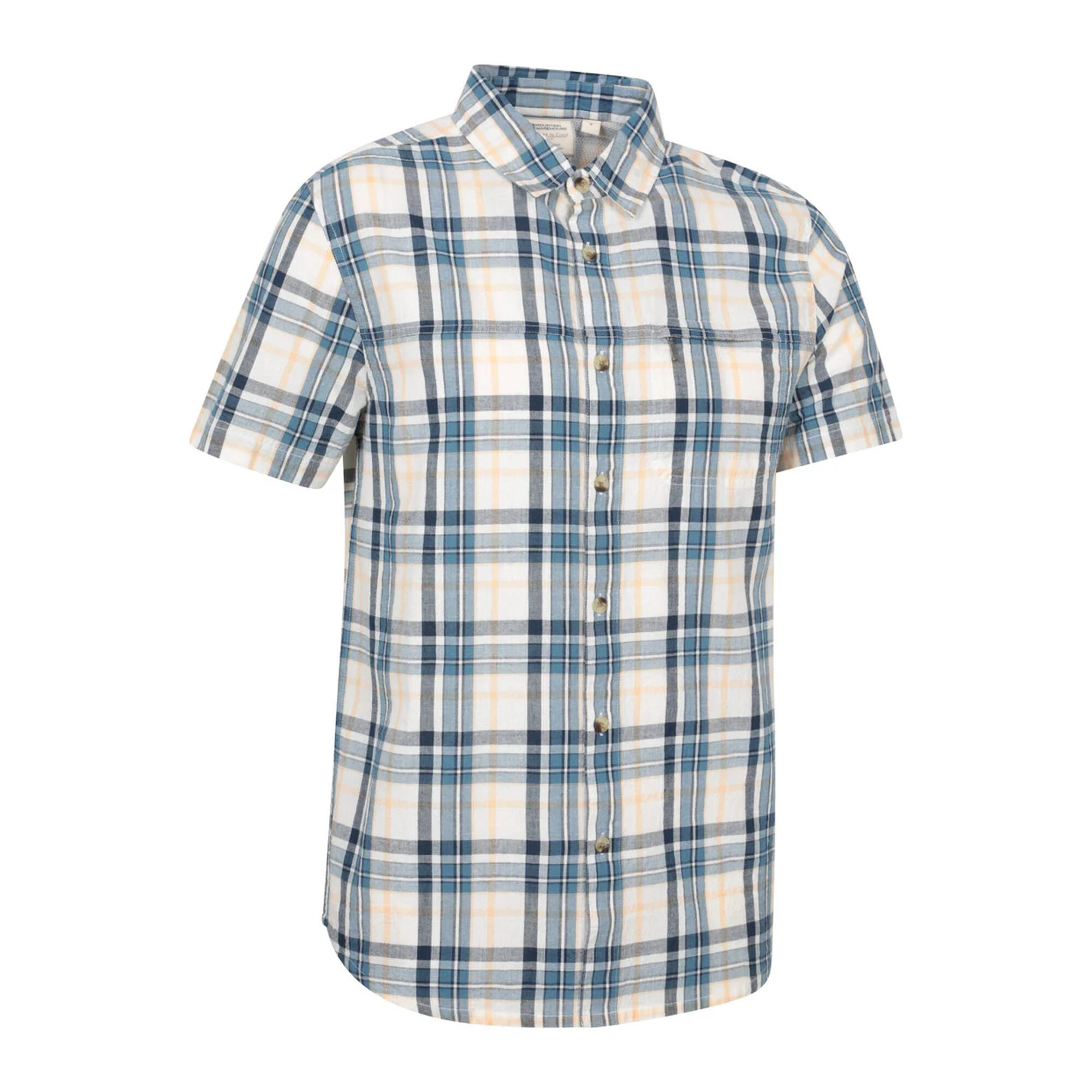 Camicia Uomo Mountain Warehouse Azzurro 4/4