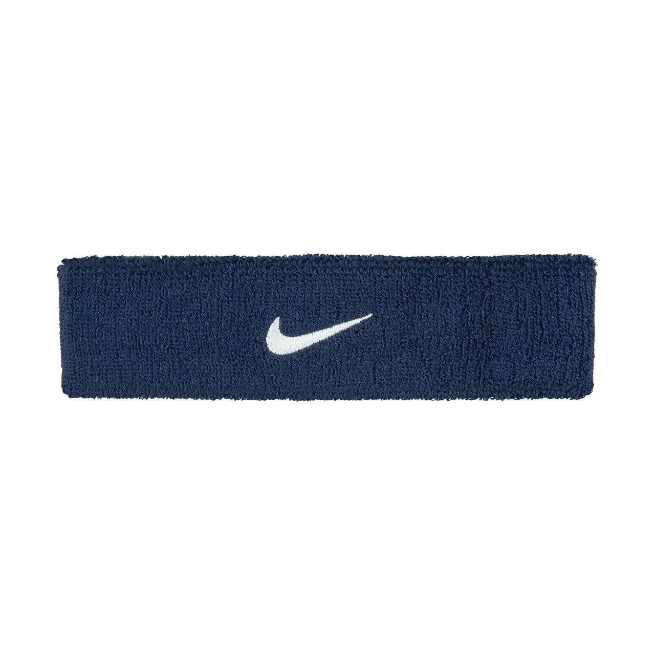Bandeau Style Swoosh CLASSIC (Bleu Marine / Blanc) 3/4