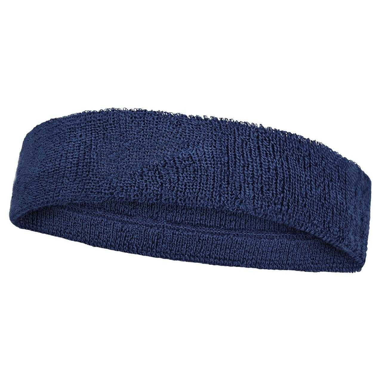 Bandeau Style Swoosh CLASSIC (Bleu Marine / Blanc) 2/4