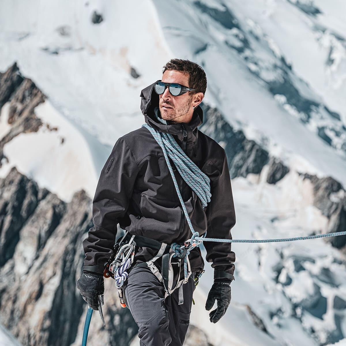 Lunettes Glacier Alpland – Catégorie 4, Grand Champ De Vision, Protection UV400, Miroir, Anti-Vent – Alpinisme/Ski