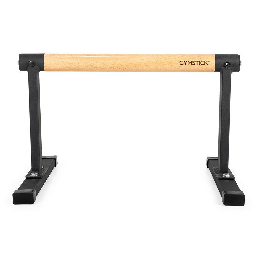 Parallettes Premium - Supports d'appui - Bois/Noir - S 2/4