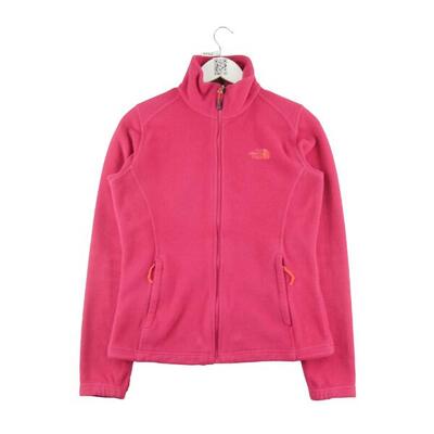Tweedehands - dames tnf roze fleece jas - als nieuw