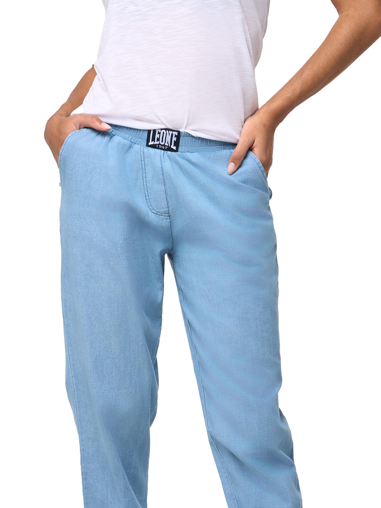 Pantalon de sport femme Leone Bleu 5/6