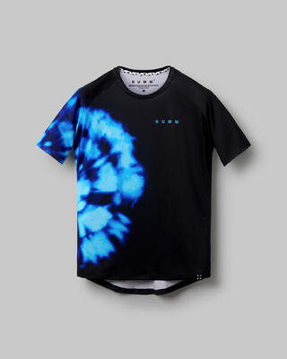 Technisch trailrunning-t-shirt voor heren rumm blue acid