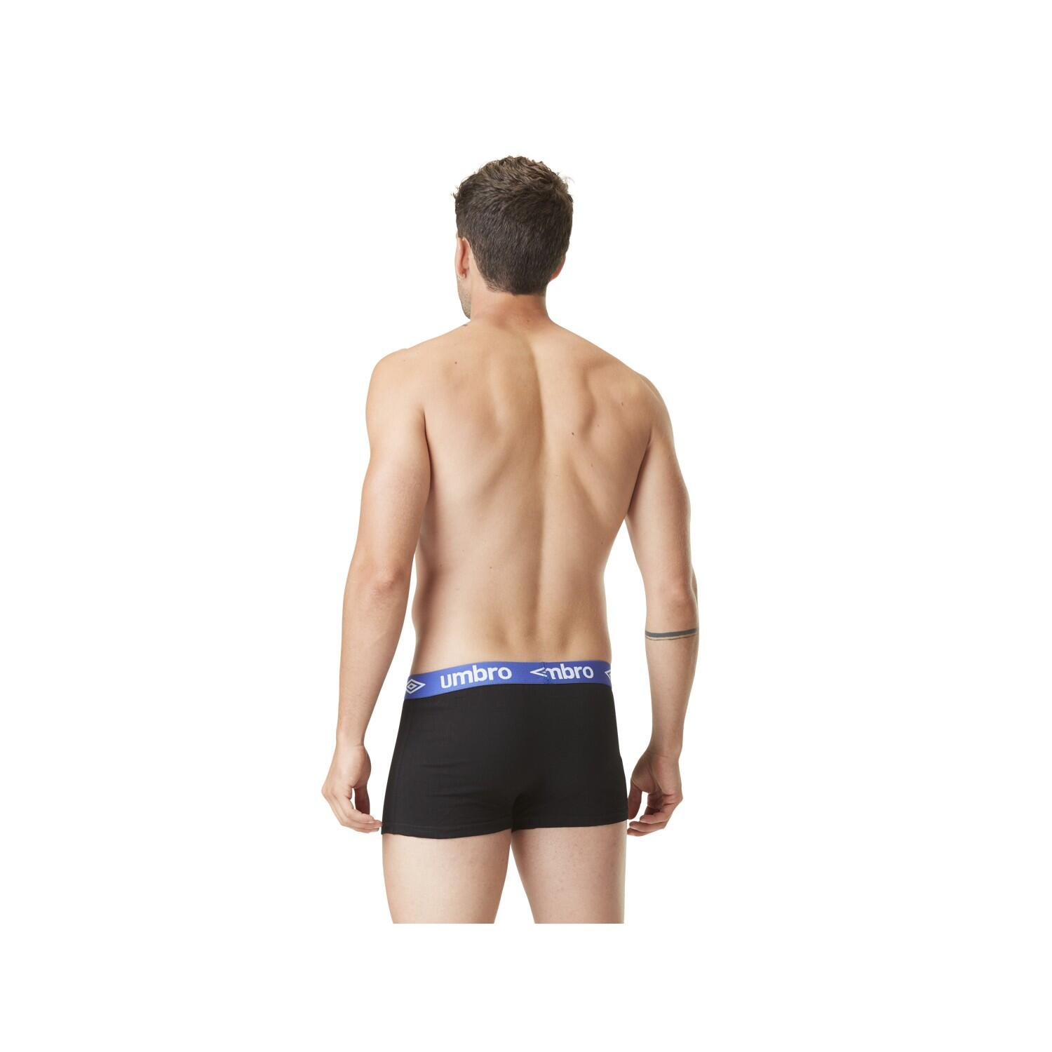 Lot de 4 Boxers coton homme uni ceinture colorées 4/5