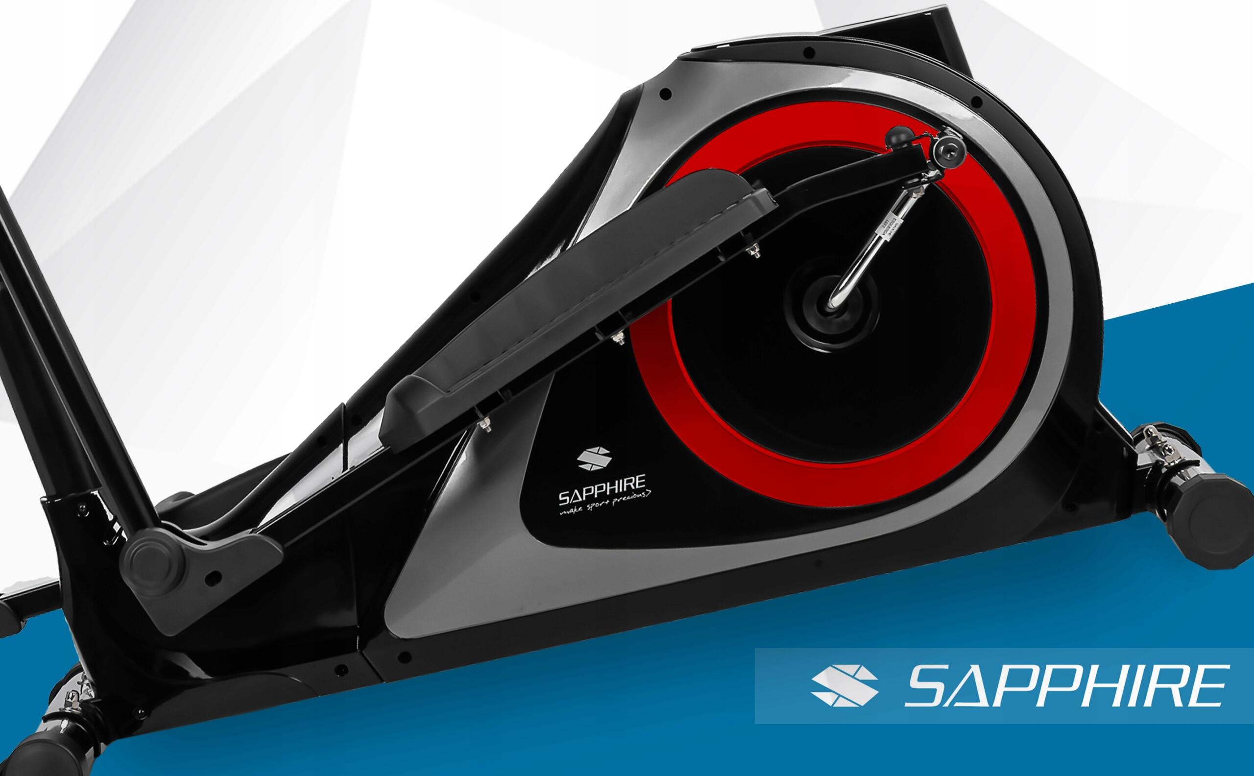 Trenażer eliptyczny Sapphire Thunder magnetyczny Bluetooth Aplikacje 3/7
