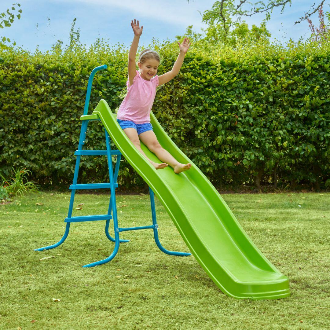 Rutsche mit 4 Stufen  Grün 220 cm 3/5