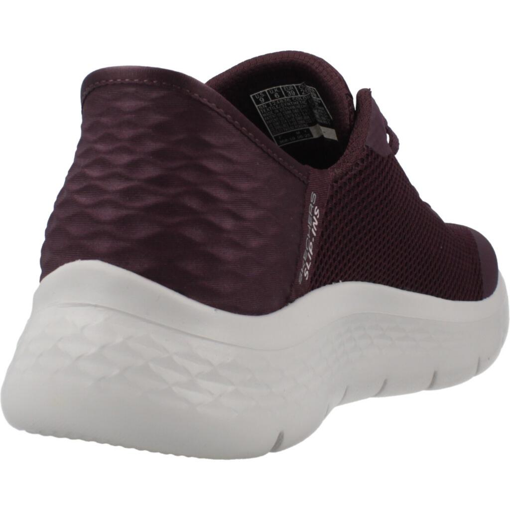 Skechers Go Walk Flex Schuhe rot burgund Slip Ins 124836 3/7