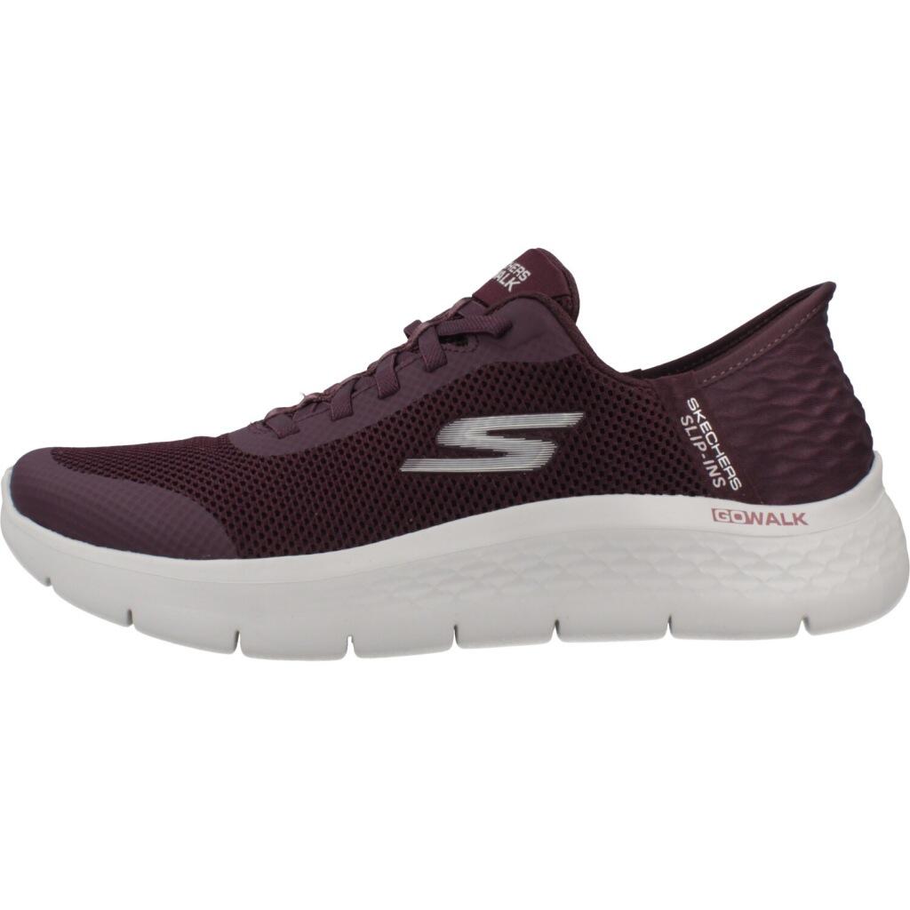 Skechers Go Walk Flex Schuhe rot burgund Slip Ins 124836 2/7
