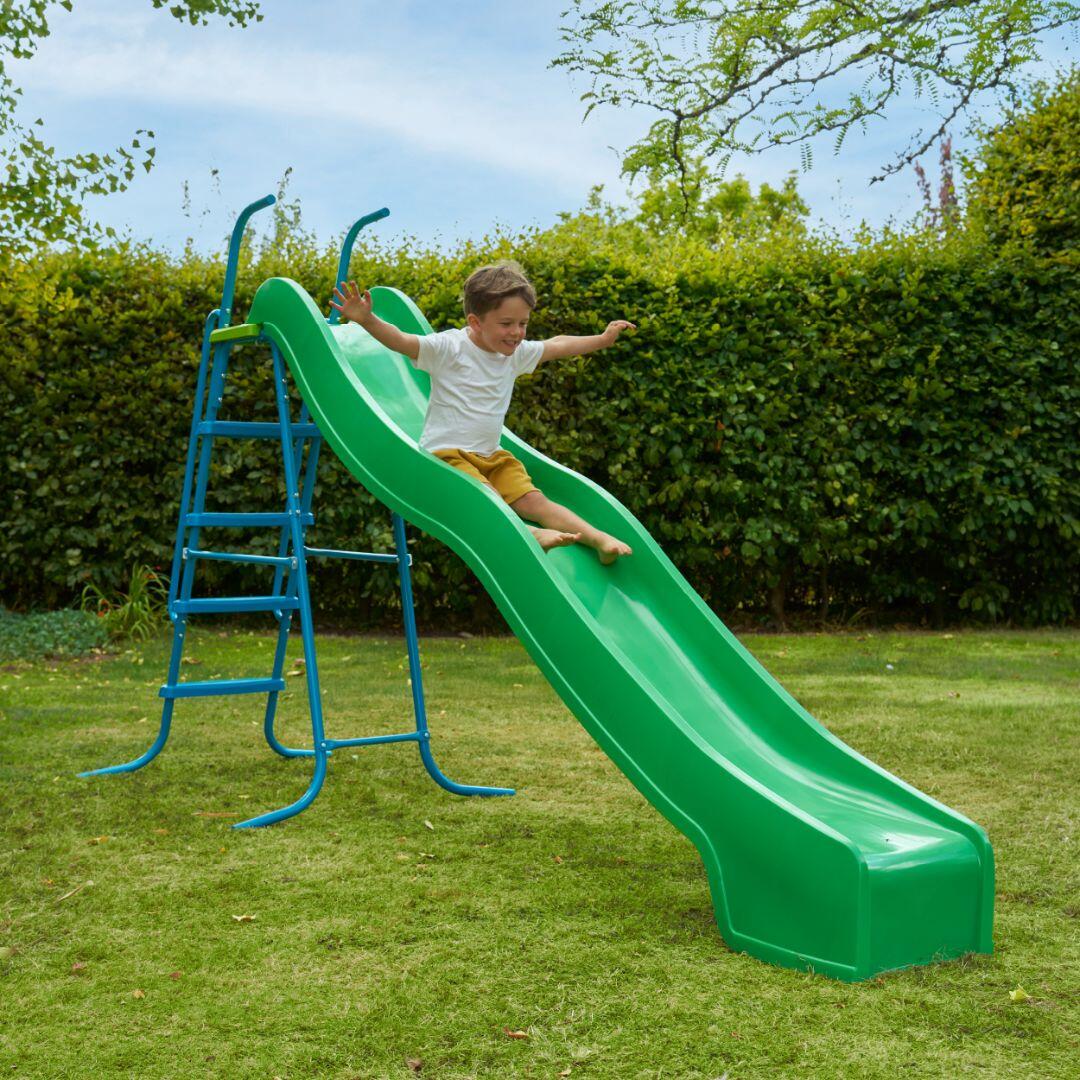 Rutsche mit 5 Stufen  Grün 300 cm 2/5