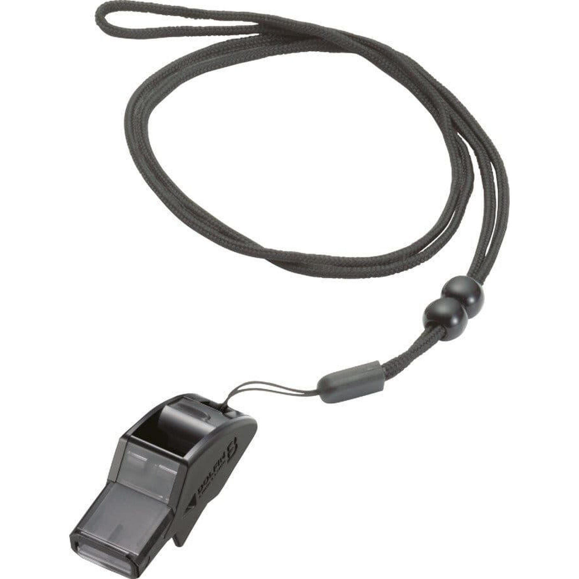 Fluier Molten Dolfin B negru, cu snur pentru baschet