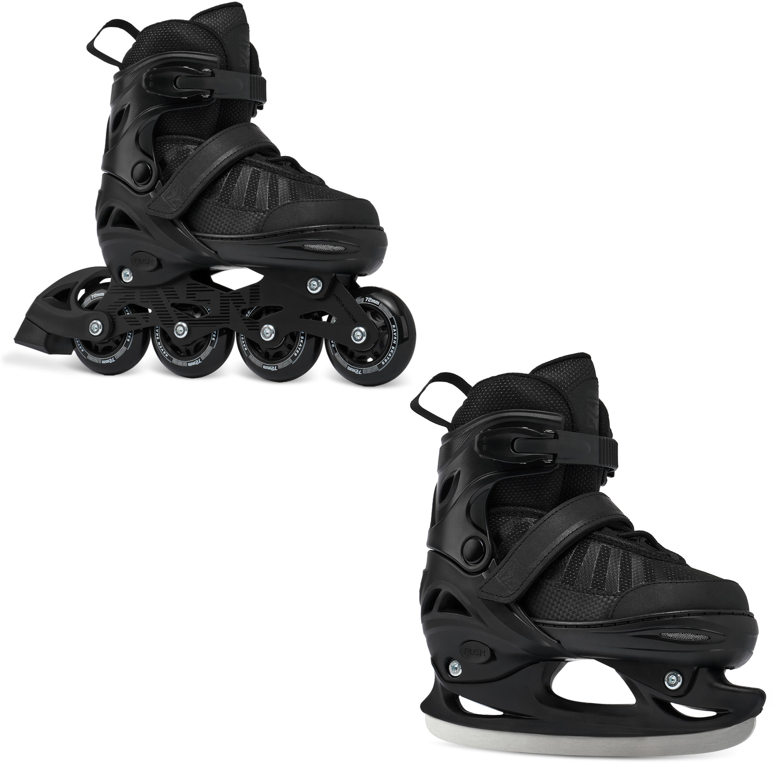 RAVEN Kolečkové brusle Raven Oxen Black